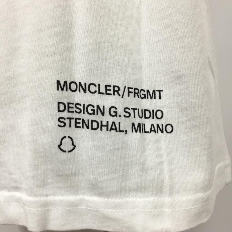 モンクレール MONCLER Tシャツ 半袖 G209U8C000038392B 半袖カットソー プリントTシャツ M プリント 白 / ホワイト / メンズ USED 古着 中古 10094789
