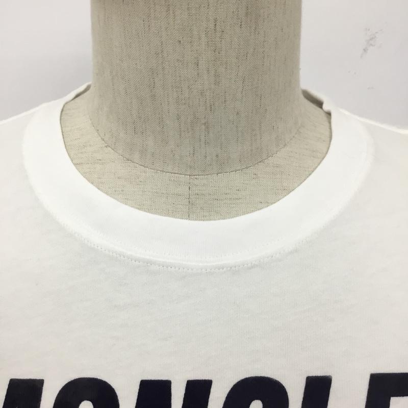 モンクレール MONCLER Tシャツ 半袖 G209U8C000038392B 半袖カットソー プリントTシャツ M プリント 白 / ホワイト / メンズ USED 古着 中古 10094789
