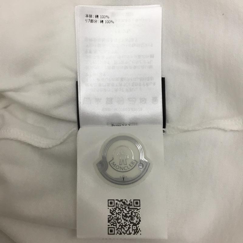 モンクレール MONCLER Tシャツ 半袖 G209U8C000038392B 半袖カットソー プリントTシャツ M プリント 白 / ホワイト / メンズ USED 古着 中古 10094789