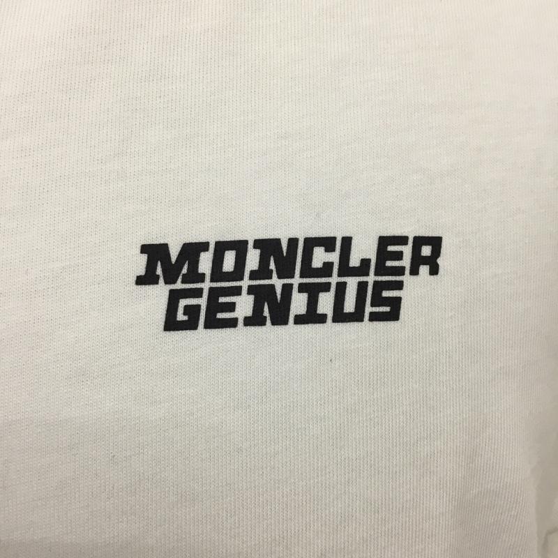 モンクレール MONCLER Tシャツ 半袖 C-SCOM-21-11908 Tシャツ プリントTシャツ 半袖カットソー S ロゴ、文字 白 / ホワイト / メンズ USED 古着 中古 10094797