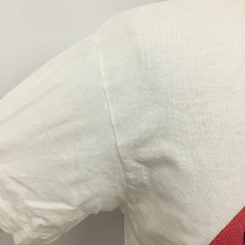 アールエイチリメイク H.R.REMAKE Tシャツ 半袖 半袖カットソー プリントTシャツ 2 プリント 白 / ホワイト / メンズ USED 古着 中古 10094799