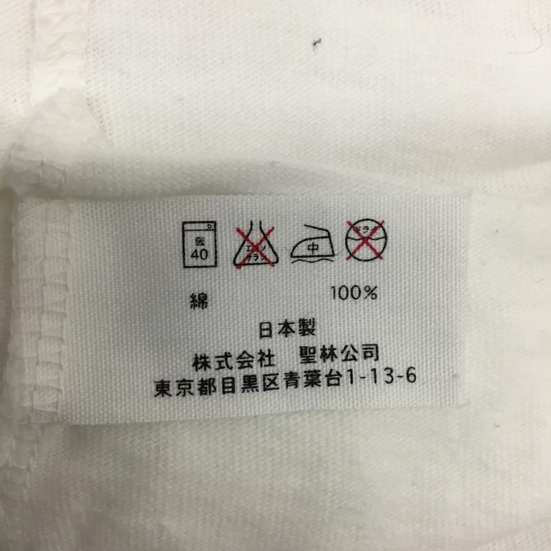 アールエイチリメイク H.R.REMAKE Tシャツ 半袖 半袖カットソー プリントTシャツ 2 プリント 白 / ホワイト / メンズ USED 古着 中古 10094799