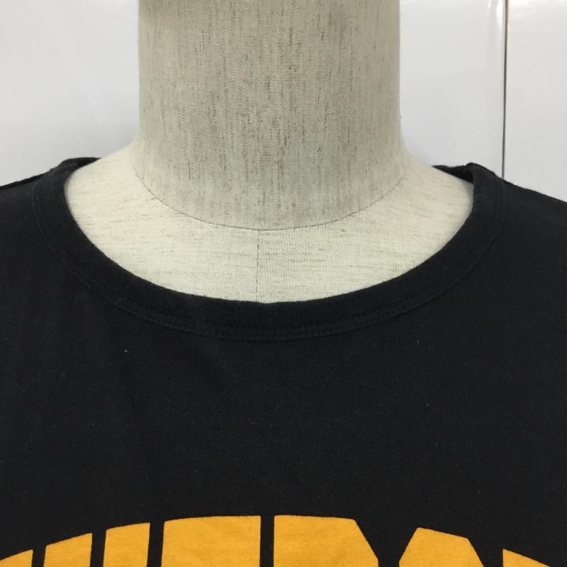 ロデオクラウンズ Rodeo Crowns カットソー 長袖 420DSI90-0760 エンブレムカレッジTシャツ 半袖カットソー プリントTシャツ FREE プリント 黒 / ブラック / メンズ USED 古着 中古 10094818