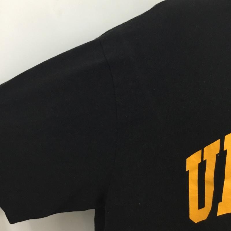 ロデオクラウンズ Rodeo Crowns カットソー 長袖 420DSI90-0760 エンブレムカレッジTシャツ 半袖カットソー プリントTシャツ FREE プリント 黒 / ブラック / メンズ USED 古着 中古 10094818