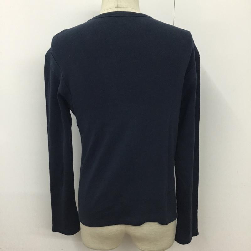 アーペーセー A.P.C. カットソー 長袖 長袖カットソー 無地カットソー 長袖Tシャツ 1 無地 紺 / ネイビー / メンズ USED 古着 中古 10094822