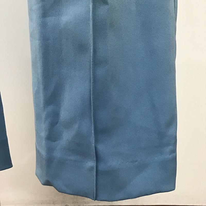 スライ SLY パンツ スラックス 030DAM31-7140 MANISHHWパンツ フレアパンツ センタータックパンツ スラックス 1 無地 青 / ブルー / レディース USED 古着 中古 10094864