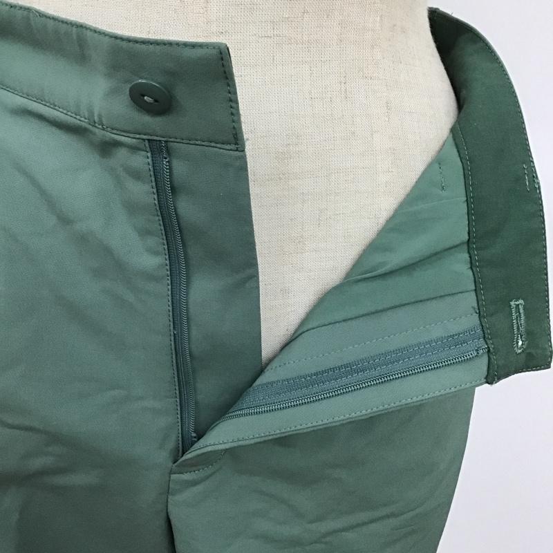 スライ SLY パンツ スラックス 030DAM31-7070 LIGHTCOLORHWパンツ ストレートパンツ センタータックパンツ スラックス 1 無地 緑 / グリーン / レディース USED 古着 中古 10094865