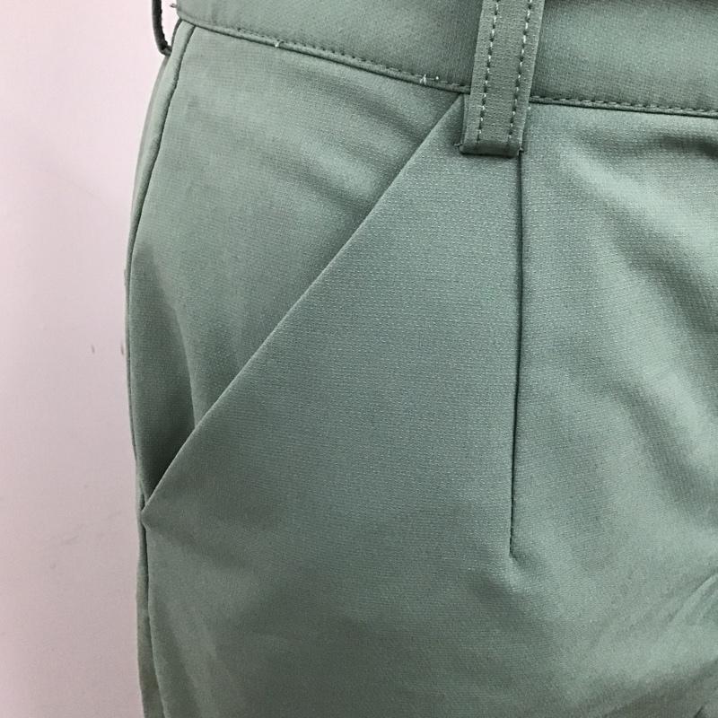 スライ SLY パンツ スラックス 030DAM31-7070 LIGHTCOLORHWパンツ ストレートパンツ センタータックパンツ スラックス 1 無地 緑 / グリーン / レディース USED 古着 中古 10094865