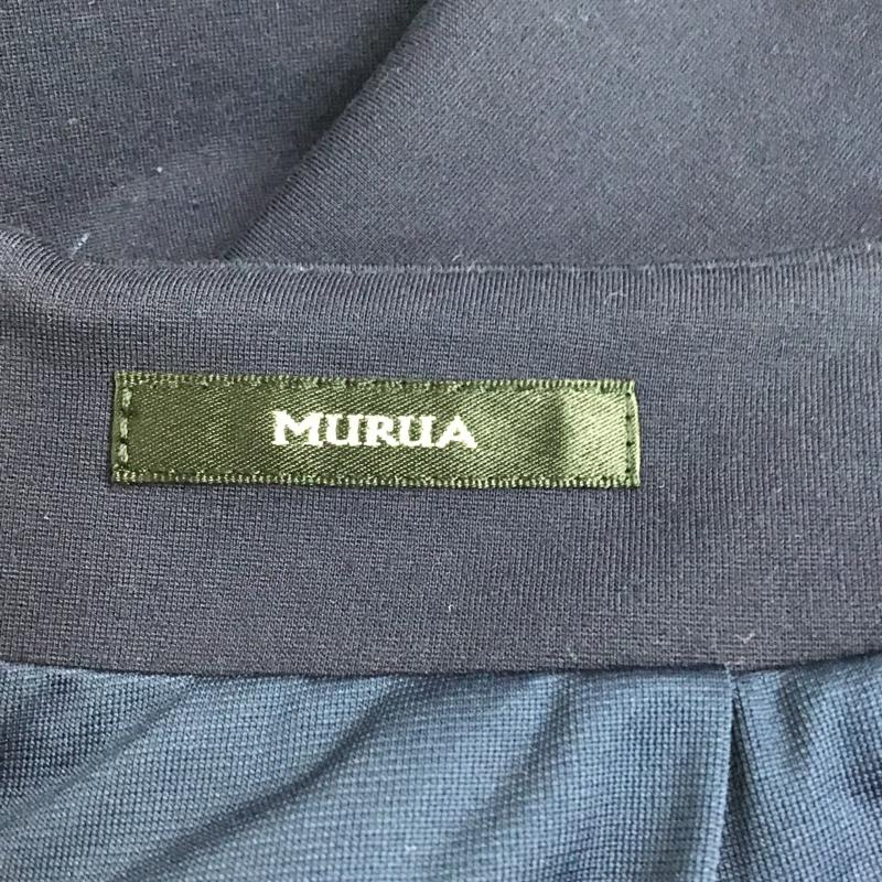 ムルーア MURUA パンツ ショートパンツ 011610801301 イレヘムラップミニスカート 1 無地 紺 / ネイビー / レディース USED 古着 中古 10094879
