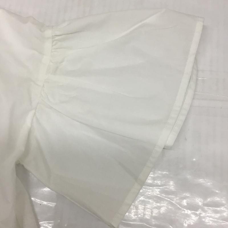 テチチ Techichi シャツ、ブラウス 半袖 1708331 2WAY 前後着 FREE 無地 白 / ホワイト / レディース USED 古着 中古 10094912