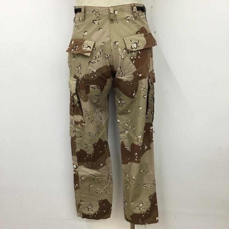 古着 USED パンツ ワークパンツ、ペインターパンツ ミリタリーパンツ S カモフラージュ柄・迷彩 茶 / ブラウン / X ベージュ / ベージュ / X 白 / ホワイト / X 黒 / ブラック / メンズ USED 古着 中古 10094950