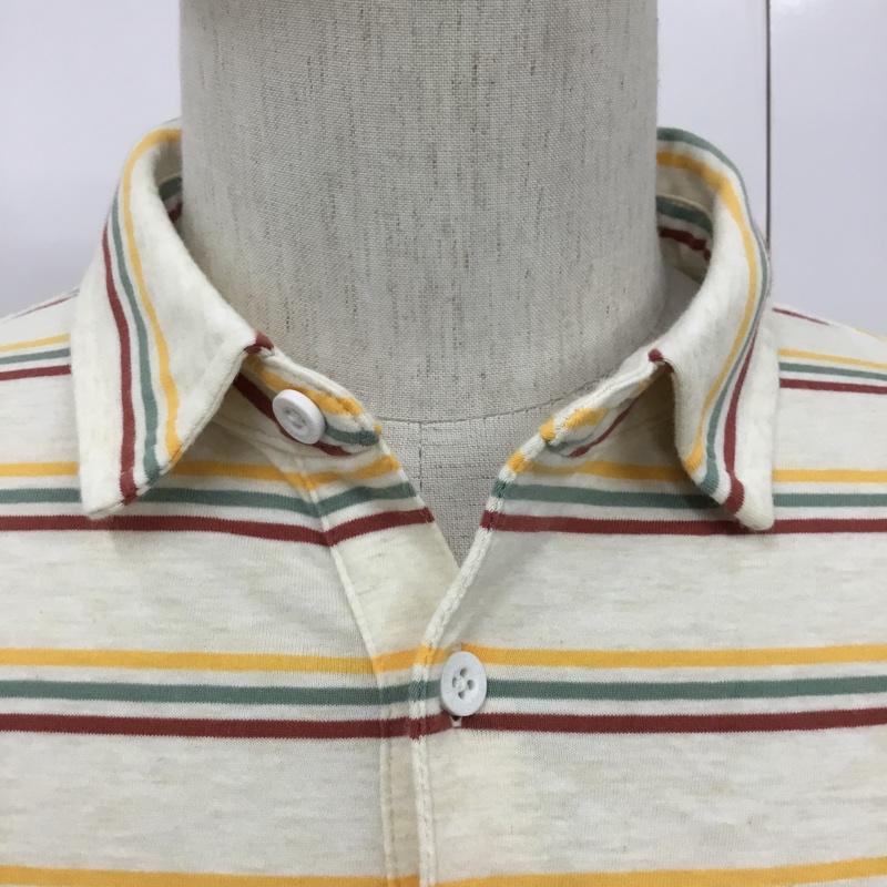 パタゴニア patagonia ポロシャツ 半袖 STY53250SP20 S ボーダー柄 ベージュ / ベージュ / X 黄 / イエロー / X 緑 / グリーン / X 茶 / ブラウン / メンズ USED 古着 中古 10094964