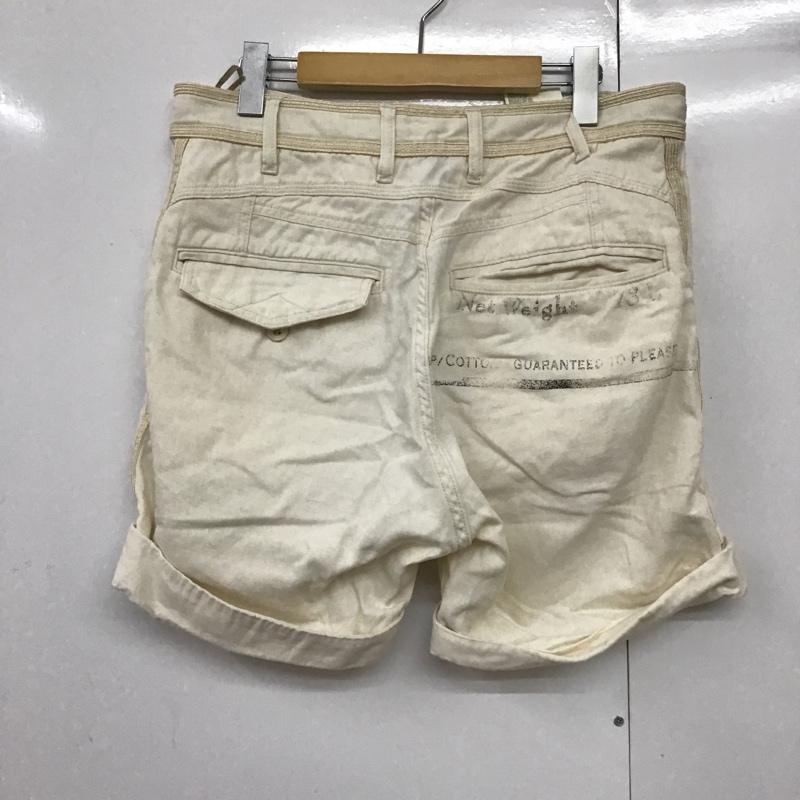 ディーゼル DIESEL パンツ ショートパンツ ロールアップ 30 プリント アイボリー / アイボリー / メンズ USED 古着 中古 10094968