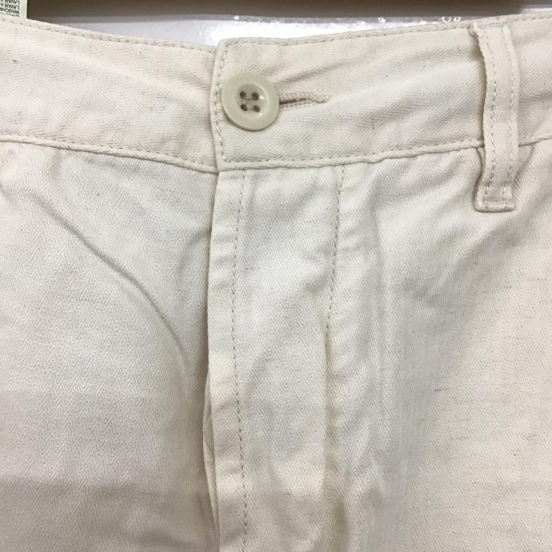 ディーゼル DIESEL パンツ ショートパンツ ロールアップ 30 プリント アイボリー / アイボリー / メンズ USED 古着 中古 10094968