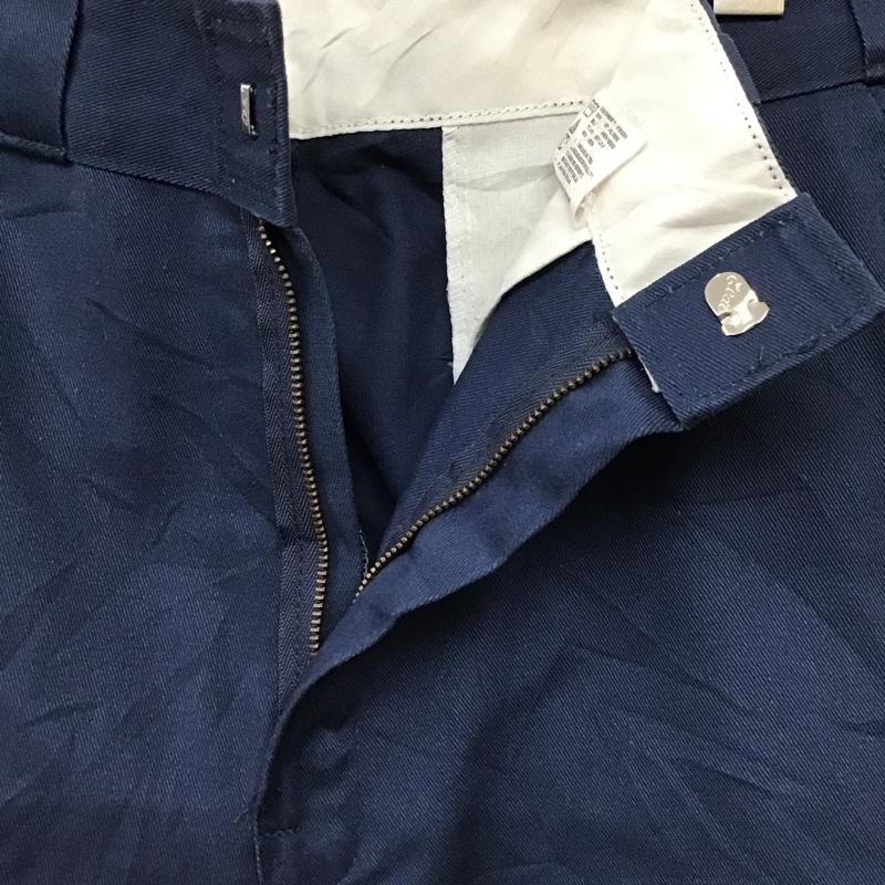 ディッキーズ Dickies パンツ ショートパンツ 42274NV ハーフパンツ ワーク 32 32インチ ロゴ、文字 紺 / ネイビー / メンズ USED 古着 中古 10094973