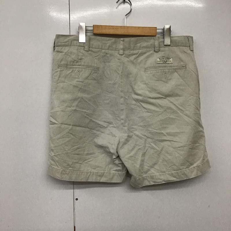 ポロバイラルフローレン Polo by RALPH LAUREN パンツ ショートパンツ ハーフパンツ チノ 36 ワンポイント アイボリー / アイボリー / メンズ USED 古着 中古 10094977