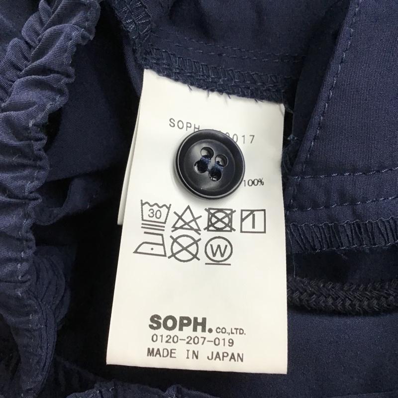 ソフネット SOPHNET. パンツ ショートパンツ SOPH-180017 EASY SHORTS SOLOTEX タグ付き イージーパンツ M 無地 紺 / ネイビー / メンズ USED 古着 中古 10094978
