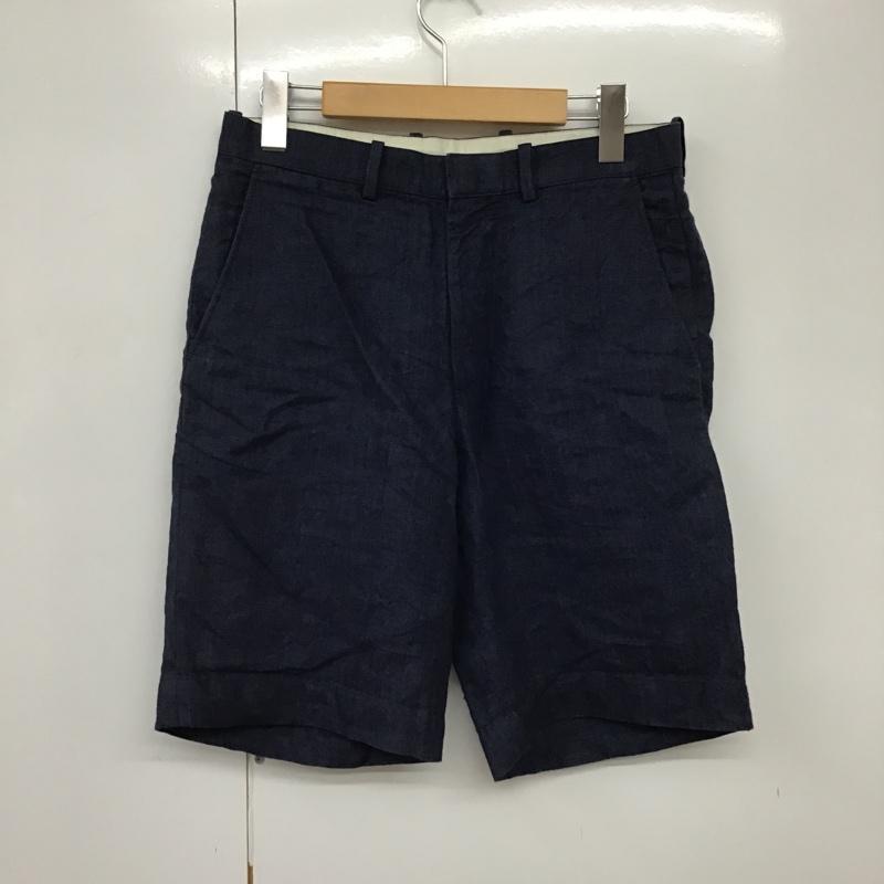 エヌハリウッド N.HOOLYWOOD パンツ ショートパンツ 231-CP05 リネン 36 無地 紺 / ネイビー / メンズ USED 古着 中古 10094979