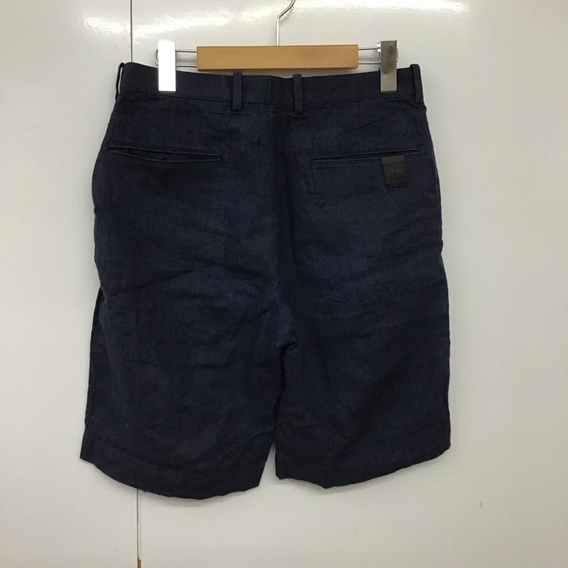 エヌハリウッド N.HOOLYWOOD パンツ ショートパンツ 231-CP05 リネン 36 無地 紺 / ネイビー / メンズ USED 古着 中古 10094979
