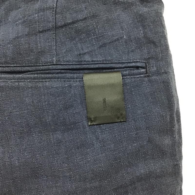 エヌハリウッド N.HOOLYWOOD パンツ ショートパンツ 231-CP05 リネン 36 無地 紺 / ネイビー / メンズ USED 古着 中古 10094979