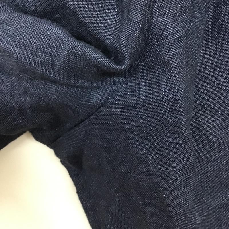 エヌハリウッド N.HOOLYWOOD パンツ ショートパンツ 231-CP05 リネン 36 無地 紺 / ネイビー / メンズ USED 古着 中古 10094979