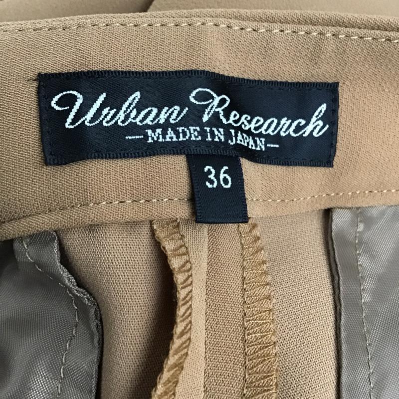 アーバンリサーチ URBAN RESEARCH パンツ キュロット UL13-NA05009 タック ガウチョ ダブルクロスハーフPT タグ付き 36 無地 キャメル / キャメル / レディース USED 古着 中古 10095009