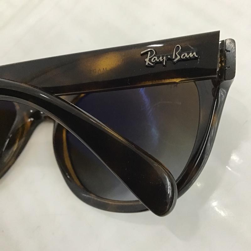 レイバン Ray-Ban めがね・サングラス サングラス RB4216 ブラウンレンズ ロゴ、文字 茶 / ブラウン / レディース USED 古着 中古 10095048