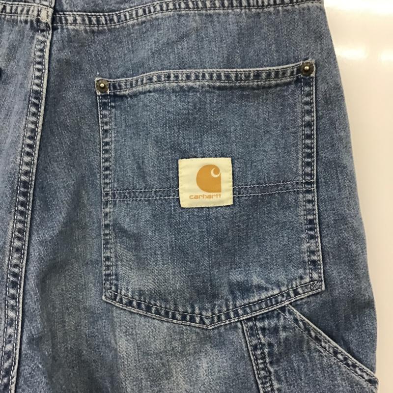カーハート Carhartt パンツ ショートパンツ ハーフパンツ デニム 28インチ 無地 水色 / ライトブルー / メンズ USED 古着 中古 10095071