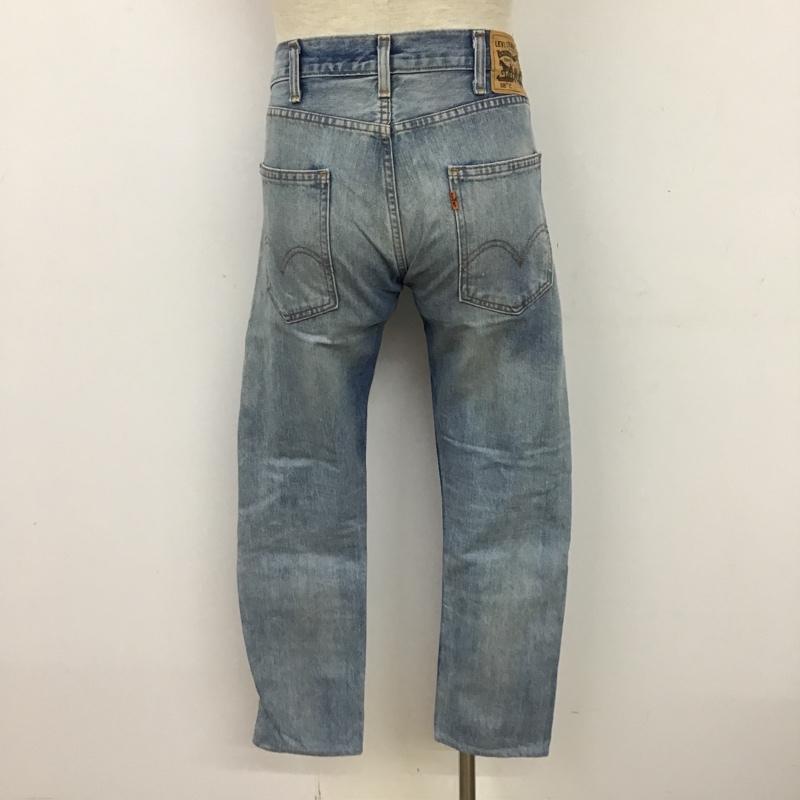 リーバイス Levi's パンツ デニム、ジーンズ デニムパンツ ストレートパンツ ダメージジーンズ 加工 リメイク 28インチ 無地 インディゴ / インディゴ / メンズ USED 古着 中古 10095079