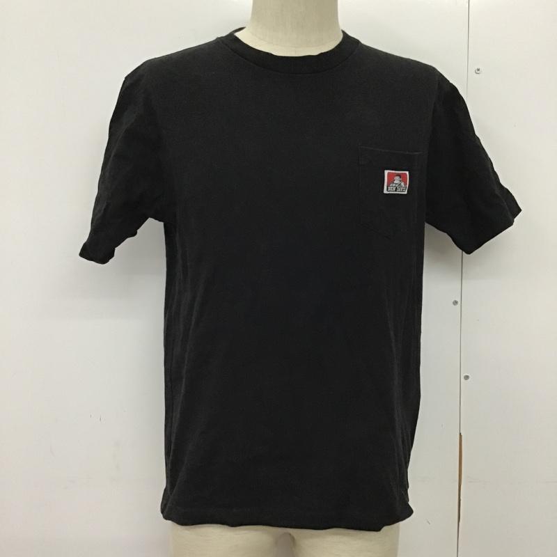ベンデイビス BEN DAVIS Tシャツ 半袖 C-9580000 ポケットTシャツ 半袖カットソー M ロゴ、文字 黒 / ブラック / メンズ USED 古着 中古 10095116