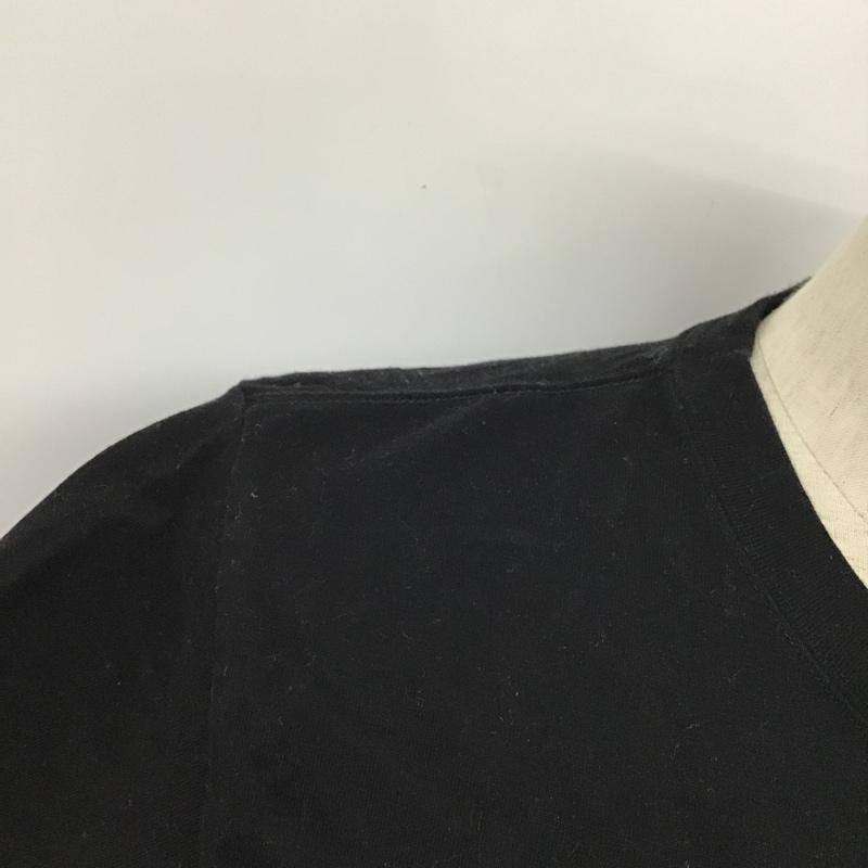 チャリアンドコー CHARI&CO Tシャツ 半袖 HALFDOTTEE 半袖カットソー 切替Tシャツ プリントTシャツ M ドット X プリント 白 / ホワイト / X 黒 / ブラック / X 灰 / グレー / メンズ USED 古着 中古 10095118
