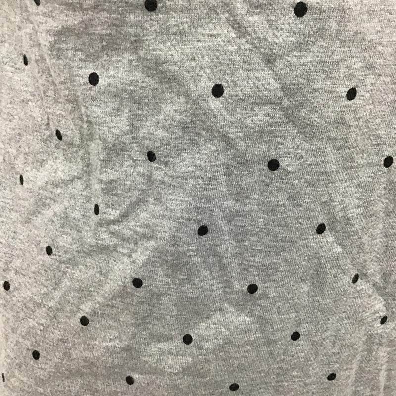 チャリアンドコー CHARI&CO Tシャツ 半袖 HALFDOTTEE 半袖カットソー 切替Tシャツ プリントTシャツ M ドット X プリント 白 / ホワイト / X 黒 / ブラック / X 灰 / グレー / メンズ USED 古着 中古 10095118