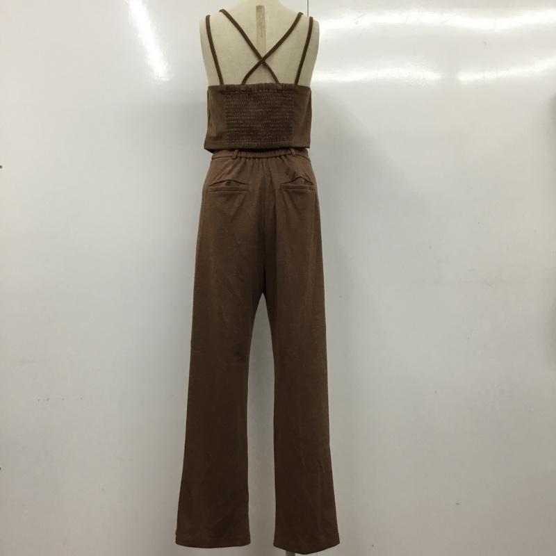 アルシーヴ archives セットアップ セットアップ パンツ キャミソール ビスチェ 無地 茶 / ブラウン / レディース USED 古着 中古 10095127