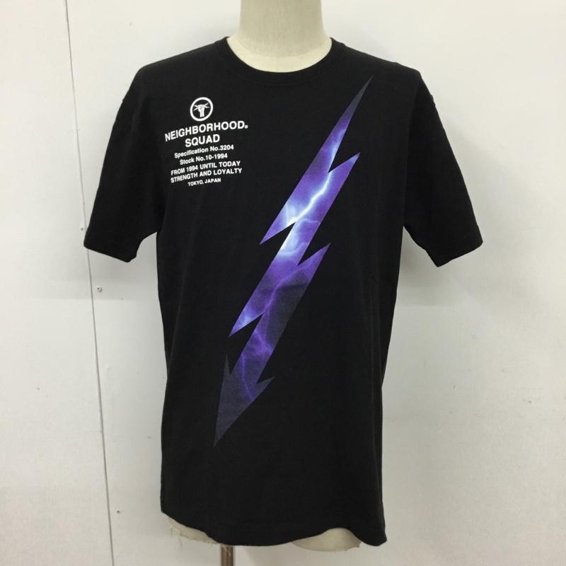 ネイバーフッド NEIGHBORHOOD Tシャツ 半袖 半袖カットソー プリントTシャツ クルーネックシャツ M プリント 黒 / ブラック / メンズ USED 古着 中古 10095129