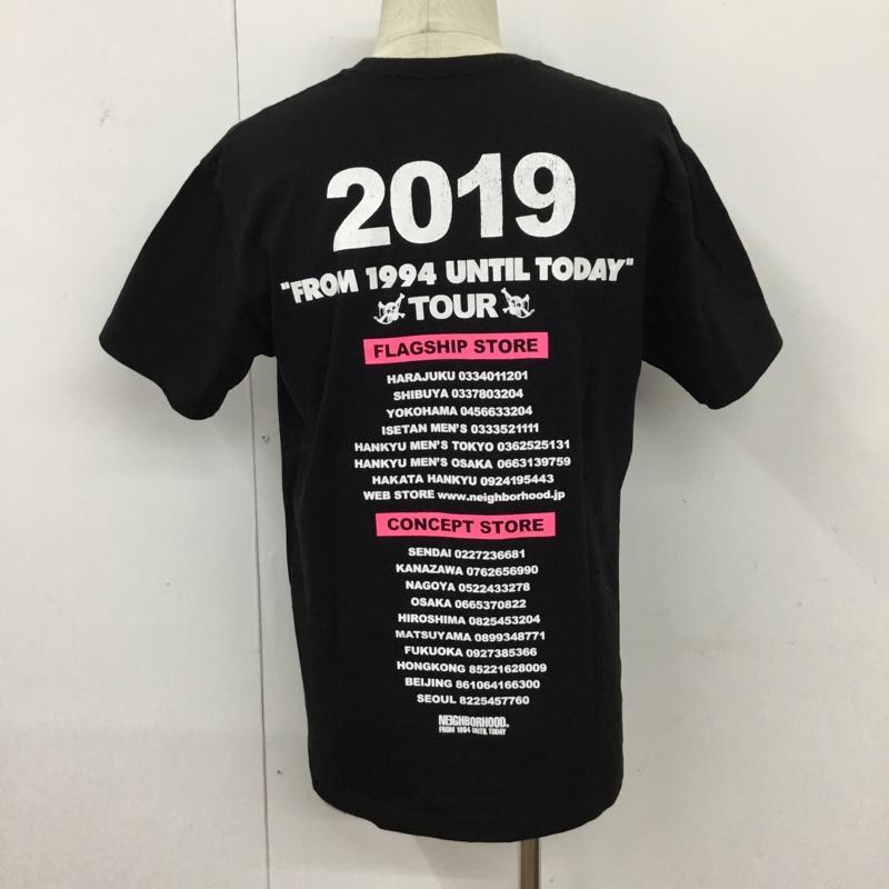 ネイバーフッド NEIGHBORHOOD Tシャツ 半袖 半袖カットソー プリントTシャツ クルーネックシャツ M プリント 黒 / ブラック / メンズ USED 古着 中古 10095129