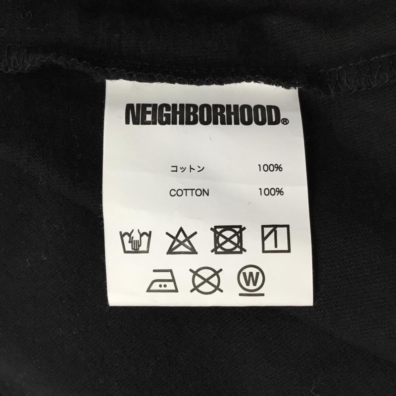 ネイバーフッド NEIGHBORHOOD Tシャツ 半袖 半袖カットソー プリントTシャツ クルーネックシャツ M プリント 黒 / ブラック / メンズ USED 古着 中古 10095129