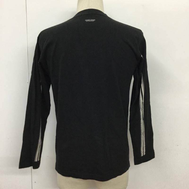 アンダーカバー UNDERCOVER カットソー 長袖 プリントTシャツ 長袖カットソー クルーネックロングスリーブT S プリント 黒 / ブラック / メンズ USED 古着 中古 10095131