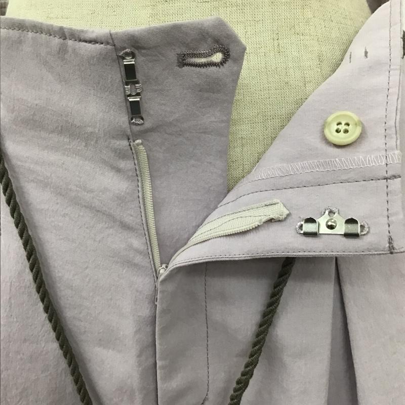 ジルスチュアート JILLSTUART ボトムス ボトムス 092-8130013 フレアパンツ ガチョウパンツ ワイドパンツ 4 無地 紫 / パープル / レディース USED 古着 中古 10095153