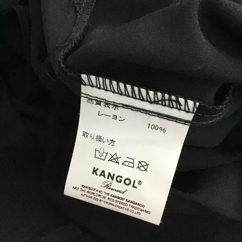 カンゴール KANGOL シャツ、ブラウス 半袖 半袖シャツ カラーシャツ ボーリングシャツ 半袖カットソー L ロゴ、文字 黒 / ブラック / メンズ USED 古着 中古 10095184