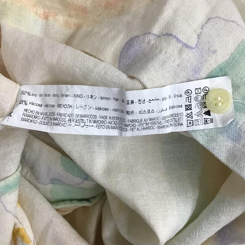 ザラ ZARA シャツ、ブラウス 半袖 半袖シャツ 半袖カットソー ビックシルエットシャツ オーバーサイズ カラーシャツ M 総柄 マルチカラー / マルチカラー / メンズ USED 古着 中古 10095218