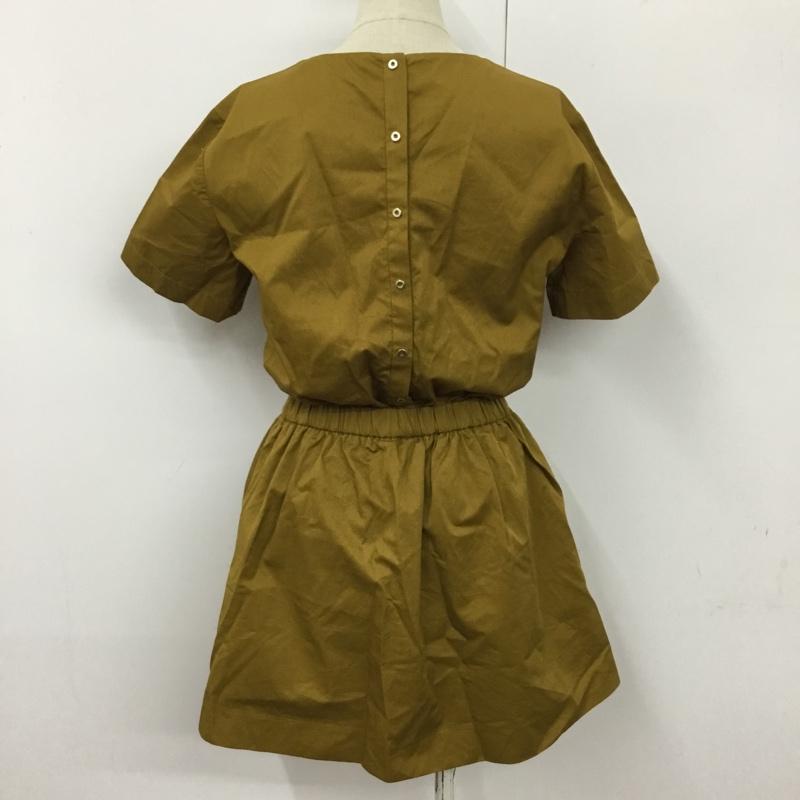 ザラ ZARA TRAFALUC ワンピース・ドレス・オールインワン ワンピース・ドレス・オールインワン 半袖オールインワン ショートパンツ クルーネック バックボタン S 無地 黄 / イエロー / レディース USED 古着 中古 10095219