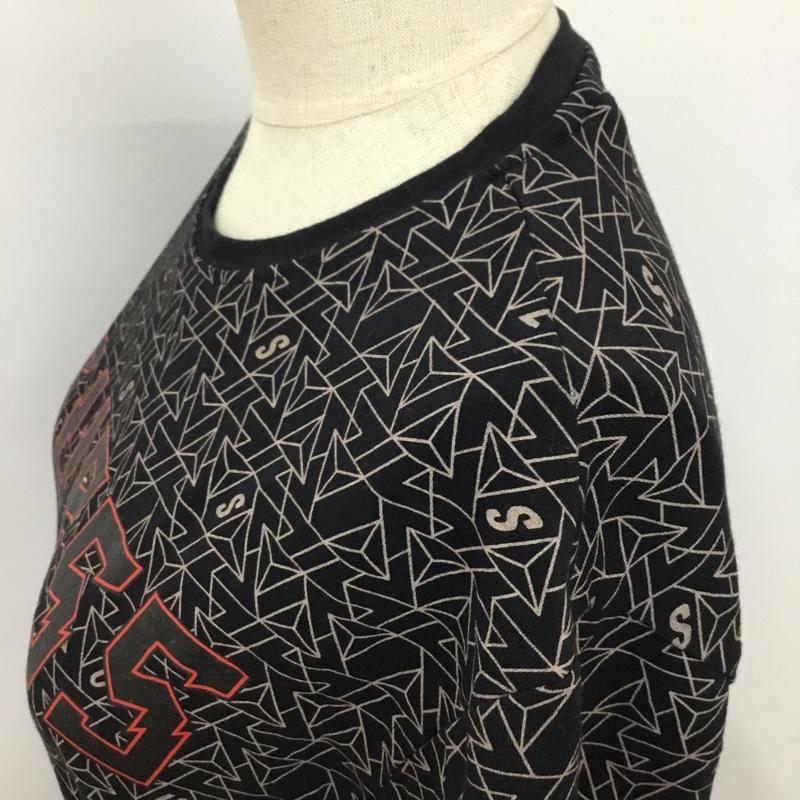 ゲス Guess Tシャツ 半袖 半袖カットソー プリントTシャツ クルーネックカットソー 総柄 S 総柄 マルチカラー / マルチカラー / レディース USED 古着 中古 10095228