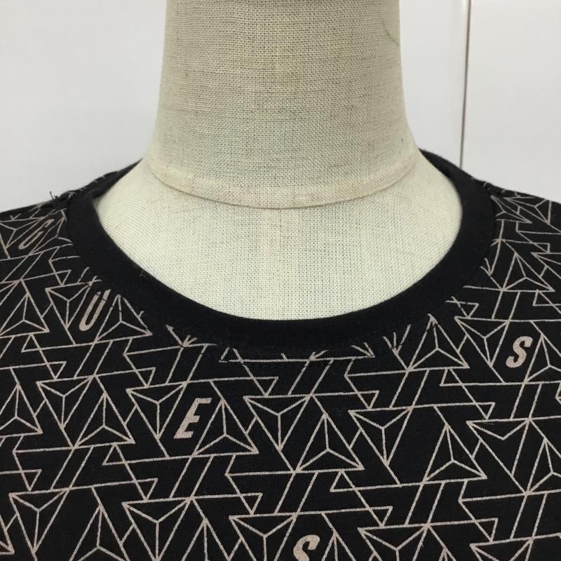 ゲス Guess Tシャツ 半袖 半袖カットソー プリントTシャツ クルーネックカットソー 総柄 S 総柄 マルチカラー / マルチカラー / レディース USED 古着 中古 10095228