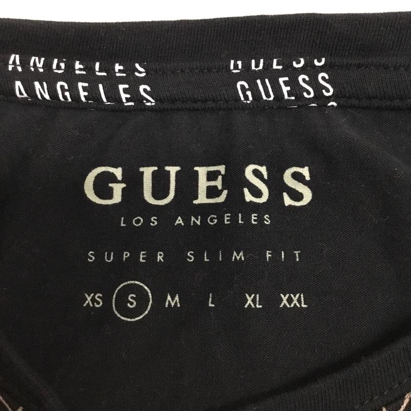 ゲス Guess Tシャツ 半袖 半袖カットソー プリントTシャツ クルーネックカットソー 総柄 S 総柄 マルチカラー / マルチカラー / レディース USED 古着 中古 10095228