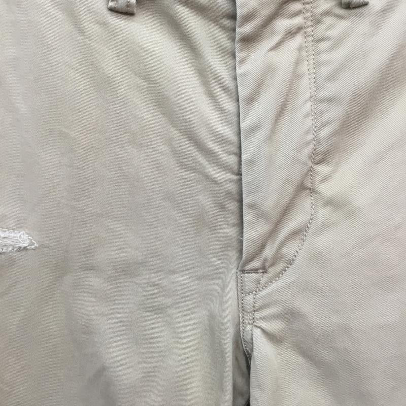 ラルフローレン RALPHLAUREN パンツ チノパン The Polo Chino Stretch Twill リペア加工 L30 30インチ 刺繍 ベージュ / ベージュ / メンズ USED 古着 中古 10095229