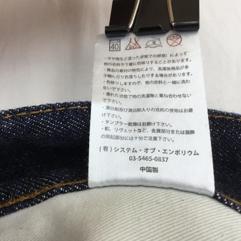 カミナリ KAMINARI パンツ デニム、ジーンズ P510 セルビッチ 刺繍 32インチ 刺繍 インディゴ / インディゴ / メンズ USED 古着 中古 10095230