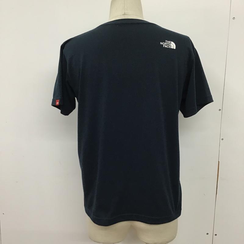 ザノースフェイス THE NORTH FACE カットソー 半袖 NT31621 半袖カットソーTシャツ プリントTシャツ M ロゴ、文字 紺 / ネイビー / メンズ USED 古着 中古 10095235