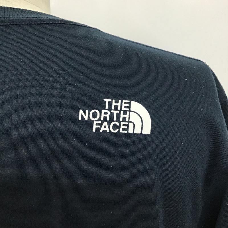 ザノースフェイス THE NORTH FACE カットソー 半袖 NT31621 半袖カットソーTシャツ プリントTシャツ M ロゴ、文字 紺 / ネイビー / メンズ USED 古着 中古 10095235