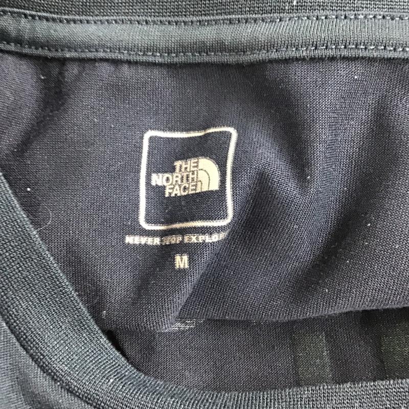 ザノースフェイス THE NORTH FACE カットソー 半袖 NT31621 半袖カットソーTシャツ プリントTシャツ M ロゴ、文字 紺 / ネイビー / メンズ USED 古着 中古 10095235