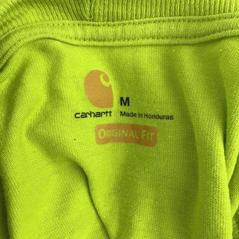 カーハート Carhartt Tシャツ 半袖 半袖カットソー Tシャツ ポケットTシャツ M 無地 X ロゴ、文字 緑 / グリーン / メンズ USED 古着 中古 10095239